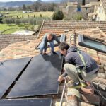 Installation "ensemble" de panneaux photovoltaïques