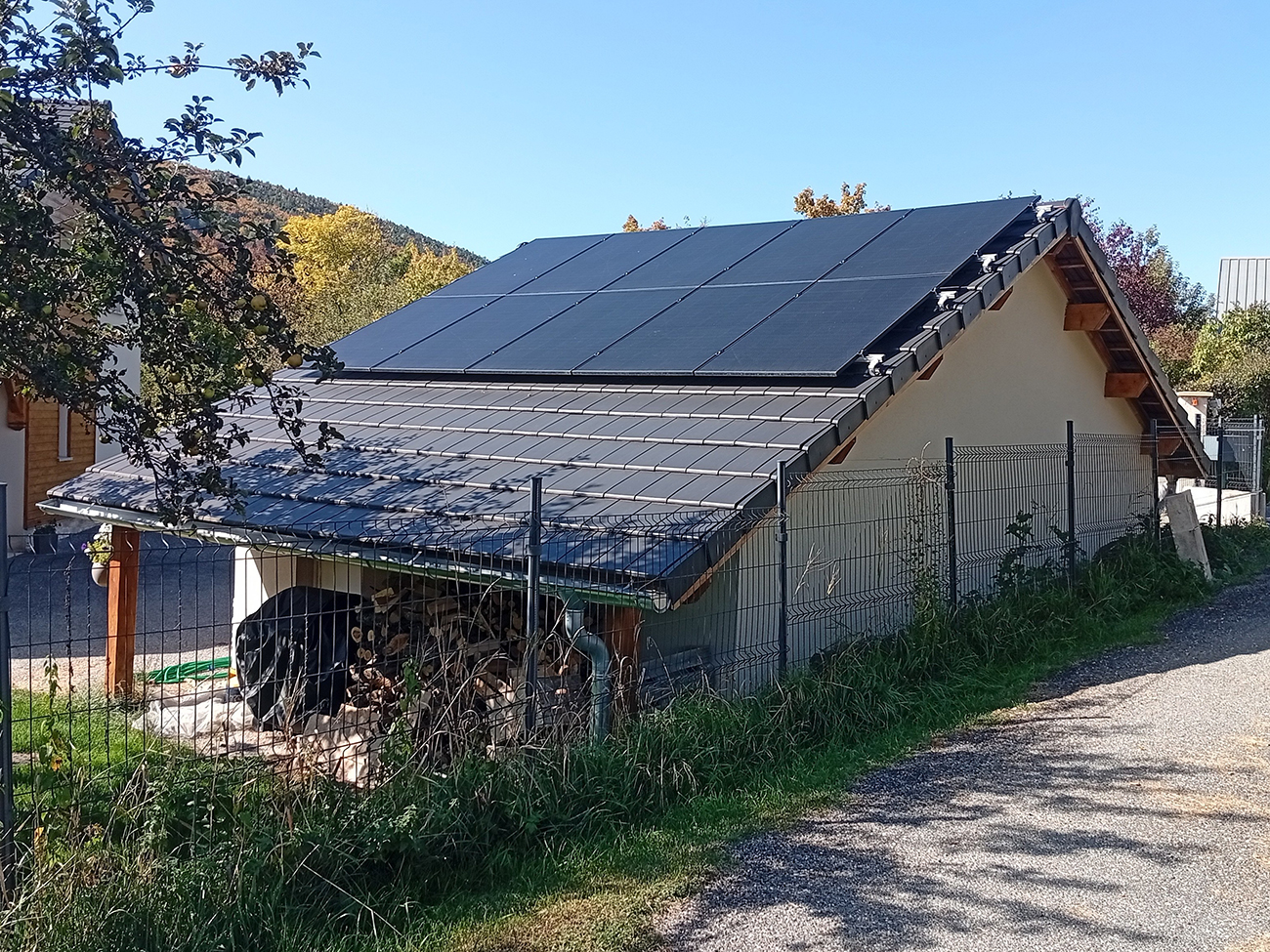 Installation solaire photovoltaïques en autoconsommation raccordée au réseau